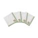 Pick a Poppy Madelen Möllard Tulip serviette en coton vert clair, lot de 4, 45x45 cm