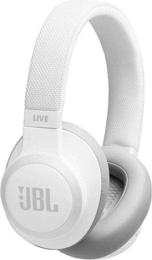 JBL Live 650BTNC - Noise cancelling koptelefoon - Wit