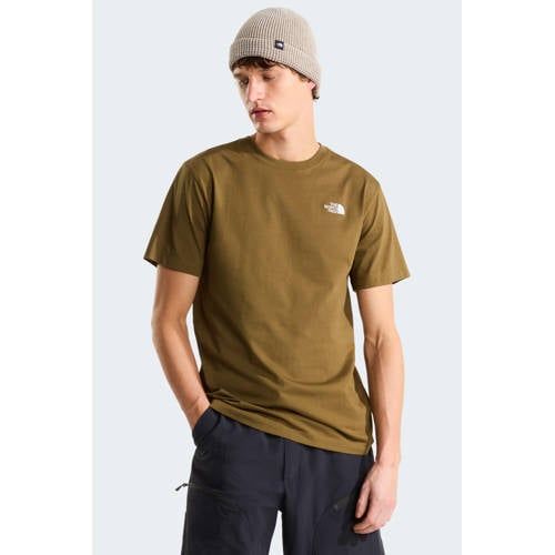 The North Face T-shirt Evolution Simple Dome - donkergroen