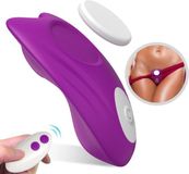 ARMONY Butterfly Wearable Slip Vibrator Afstandsbieding Violet