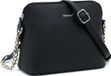TAN.TOMI Sac bandoulière femme - Sac bandoulière - Sac téléphone - Sac banane - Noir