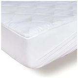 Gewatteerde Alese Gewatteerde Matrasbeschermer 200x200 - Kap tot 40cm met Elastiek Rondom - Oeko-tex en Ademend