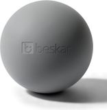 oCreon Icecat Ballen voor myofasciale release, triggerpointtherapie en yogatherapie, voetbalmassagebal om plantaire fasciitis te verlichten, grijs