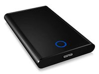 Icy Box IB-273StU3 11479 externe harde schijf behuizing 2,5 inch SATA USB 3.0 aluminium/kunststof, zwart