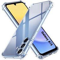 Phonillico® Case voor Samsung Galaxy A15 4G / A15 5G - Schokbestendig Beschermend Zacht TPU Transparant