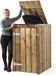Volente Wood Selections Containerombouw Peter - Kliko Ombouw Enkel - Bruin - Hout - 119 x 134 x 84 cm