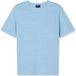 OLYMP Casual Regular Fit T-Shirt ronde hals blauw, Effen