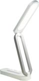 Merkloos / Sans marque Bureaulamp - Kantoor thuis & op batterijen werkende lamp Oplaadbare lamp Opvouwbare & draagbare lamp, LED-bureaulampstrip - 3 helderheidsgraden Dimbare kleine bureaulamp Draadloze leeslamp - Wit
