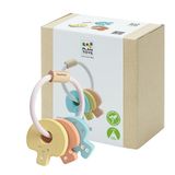 PlanToys Cake Rattle, Keyring (5251), Multicoloured
