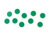 Nobo 1915296 Bordmagneet Groen 24 mm 10 Stuks