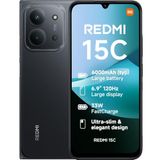 XIAOMI Redmi 15C 4G Smartphone 4GB+256GB, Massive 6000mAH Battery, 120Hz 6.9" Display, Stylish Design, 50MP AI Dual Camera, 33W Fast Charging Midnight Black (2 Years Warranty+No In-box Charger)