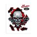 Quattroerre 4R Quattroerre.it 32102 sticker doodskop Squarcio, 10 x 12 cm