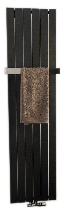 Sapho COLONNA Handdoekradiator badkamer 450x1800mm, getextureerd/leisteen