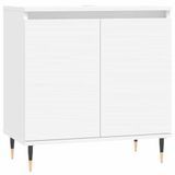 VidaXL Badkamerkast 58x33x60 cm bewerkt hout betongrijs