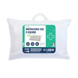 Bleu Câlin OMFWERGO Rechthoekig kussen, ergonomisch, traagschuim, wit, 50 x 70 cm