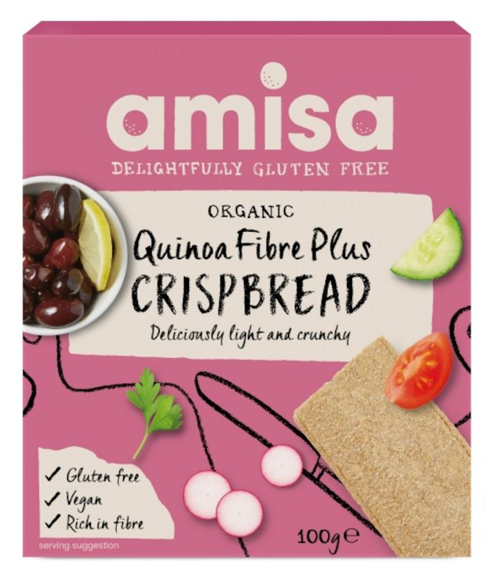 Amisa Amisa Quinoa Fiber Plus Crispbread