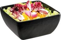 APS Melamine schaal slate - 25x25xh12 cm - Set van 2 stuks