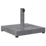 VidaXL Parasolvoet Donkergrijs Houtlook 45 x 45 x 31,5 cm