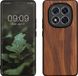 kwmobile telefoonhoesje geschikt voor Xiaomi Redmi Note 14 Pro Plus 5G - Hoesje met bumper in vintage bruin / bruin - Backcover - hout