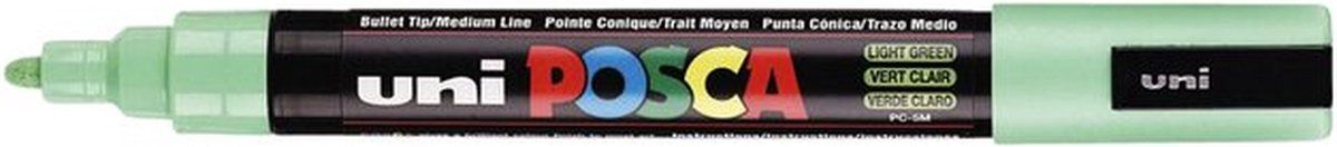 Posca Verfstift PC5M M lichtgroen | 6 stuks