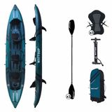 Wattsup Cod Kajak gonflable 3 personnes Bleu 460cm