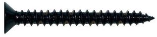 Boston TS-05-B Schroeven 3,5x25mm - 12 Stuks, Plat Tappen, Zwart