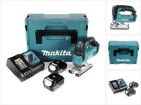 Makita DJV 182 RFJ accu decoupeerzaag 18V borstelloos + 2x oplaadbare accu 3.0Ah + lader + Makpac