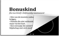 Merkloos KitchenYeah® Inductie beschermer 77x51 cm - Bonuskind - Multicolor - Inductie kookplaat