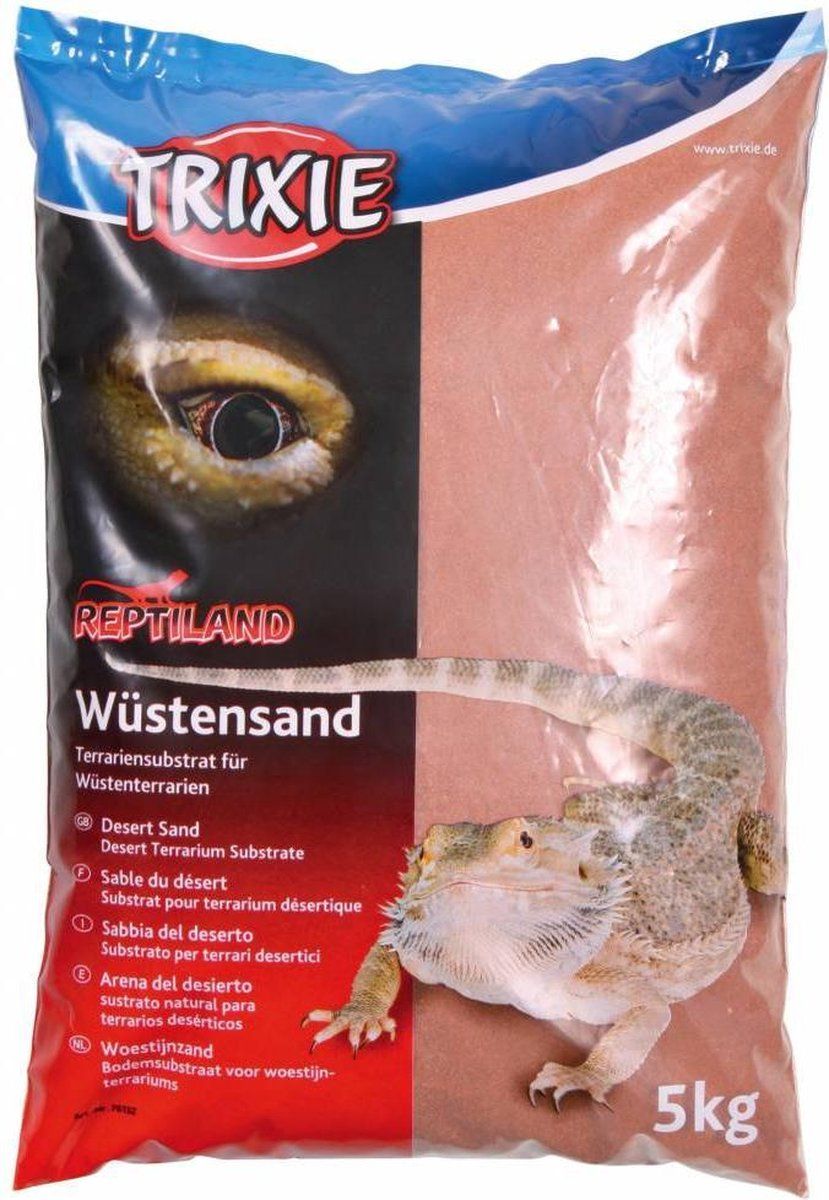 TRIXIE 76132 woestijnzand voor terraria, 5 kg, rood