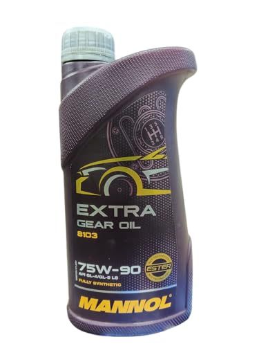 MANNOL Extra versnellingsbakolie 75 W 90 API GL 4/GL 5 LS, 1 l
