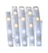 Paulmann MaxLED 250 Ledstrip, 79876, basisset 1,5 m gecoat, IP44, 5,5 W, 405 lm, tunable wit, 24 VA, dimbaar, lichtband, kunststof, 2700 K