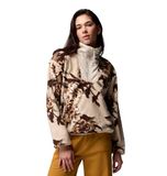 Columbia Sequoia Grove™ Printed Fleece Met Halve Rits Beige S Vrouw