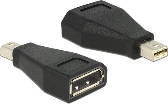 Delock Mini DisplayPort to DisplayPort Adapter - Black