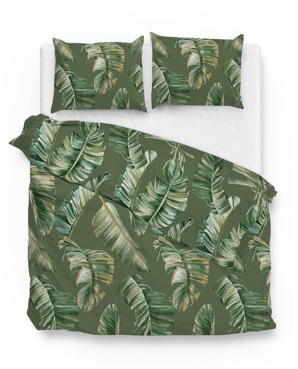 Zo Home Dekbedovertrekset Katoen Satijn Alanzo - green 260x200/220cm