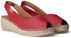 Toni Pons Dames leren espadrille met open neus en sleehak | BERNIA-P