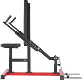 Siège pour exercices de triceps et de biceps, incluant une fonction de développé vertical et une barre de traction pour l'entraînement des pectoraux