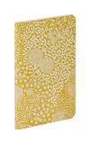 Clairefontaine 116336C - Mini genaaid notitieboek Illustratie Bloemen - 7,5x12 cm 48 pagina's effen papier wit 90g - genaaid met draad - Jardin des Sens Collectie - 4 kleuren, levering willekeurig