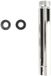 Merkloos Dailygoods Doucheverlengbuis 10 cm - Chroom - Roestvrij Staal