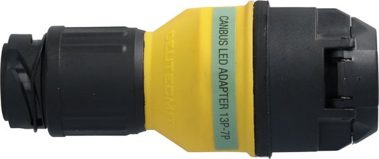 Carpoint Led-verlichtingsadapter 12v 13-7 Polig Abs Zwart