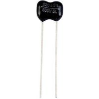 Suntan TS23002H221J3B000R Condensateur céramique THT 220 pF 500 V 5 % (l x L) 6 mm x 12 mm 1 pièce