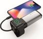 Swissten Powerbank 3 in 1 Apple Watch - 6700 mAh - Câble Lightning intégré certifié MFI - Noir