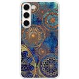 Samsung Galaxy S23 Mandalla bleu verstevigd hoesje met sublimatie bedrukking