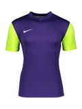 Nike Uniseks-Kind Short Sleeve Top Y Nk Df Tiempo Prem Ii Jsy Ss, Court Purple/Volt/Wit, DH8389-547, XL