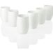 ERNESTO® Lot de 6 verres à vin, à champagne ou à eau (verres à eau, blanc)