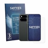 Savvies - Screenprotector voor Google Pixel 11 Pro Fold (Voor+Camera) - Folie Beschermfolie transparant 6 Stuks