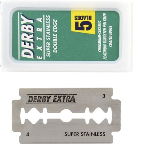 Derby Extra Razor double edge scheermesjes - 5 Stuks