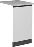 Vicco R-Line Vaatwasserfrontpaneel – 45 cm, WB Marmer Wit