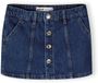 Minoti Jeansrok Meisjes Denim Donkerblauw Knoopsluiting Maat 158
