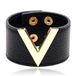 LGT JWLS Brede Dames Armband Verstelbaar Goudkleurig en Zwart