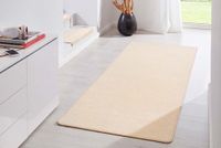Hanse Home Moderne effen loper Fancy - beige 80x200 cm